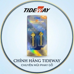 Mũi phay gỗ điêu khắc mở Đáy dao cắt CNC bo góc R cạnh phẳng soi mũi tên Tideway cốt trục 6.35mm