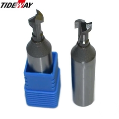 Mũi phay gỗ CNC chốt nhựa liên kết U Mũi Tạo Rãnh chữ T Tideway cao cấp cốt trục 12.7mm
