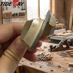 Mũi soi huỳnh ván Cầu lõm dao phay huỳnh cửa pano cnc gỗ Tideway cao cấp cốt trục 12.7mm