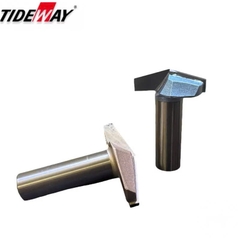 Mũi phay cnc gỗ 150 độ chữ V alu không bi Tideway cao cấp cốt trục 12.7mm
