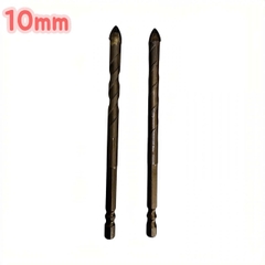 Mũi khoan đa năng cao cấp 4 cạnh chữ thập chuôi lục giác 6.35mm khoan gạch men kính đá 3mm - 12mm