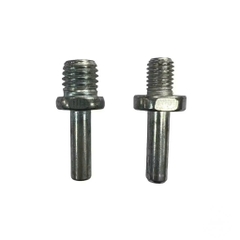 Đầu chuyển máy khoan thành máy cắt mài ti gắn đĩa chà nhám chuôi tròn 8mm, lục giác 6.3mm M10 - M14