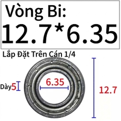Bi soi Bi lắp mũi phay gỗ bạc đạn mũi soi KBC chính hãng 5 viên