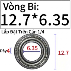 Bi soi Bi lắp mũi phay gỗ bạc đạn mũi soi KBC chính hãng 5 viên