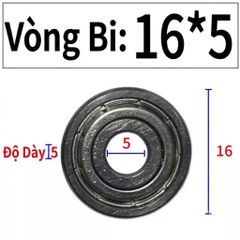 Bi soi Bi lắp mũi phay gỗ bạc đạn mũi soi KBC chính hãng 5 viên