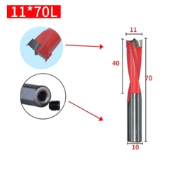 Mũi khoan gỗ TCT, Khoan dàn Tideway liên kết bản lề chốt gỗ ốc cam CNC Đen-R, Đỏ-L hợp kim cao cấp