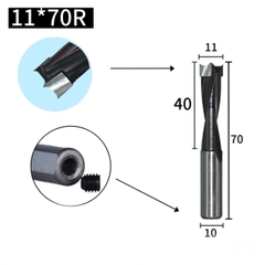 Mũi khoan gỗ TCT, Khoan dàn Tideway liên kết bản lề chốt gỗ ốc cam CNC Đen-R, Đỏ-L hợp kim cao cấp