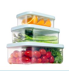 Bộ hộp thực phẩm chữ nhật Hokkaido 750-1500-2500ml