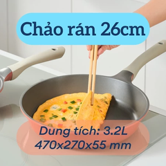 Chảo vân đá Omi Grey