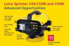 Máy thủy bình điện tử Leica Sprinter 150