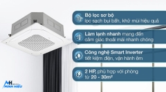 Điều hòa âm trần LG 18000BTU gas R32 1 chiều ZTNQ18GPLA0