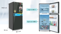 Tủ Lạnh Panasonic 2 Cánh 268 Lít NR-TV301VGMV