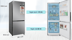Tủ Lạnh Panasonic 2 Cánh 255 Lít NR-BV280QSVN