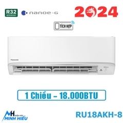 Điều hòa Panasonic inverter 1 chiều 18000BTU RU18AKH-8 (Model 2024)