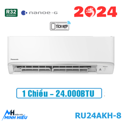 Điều hòa Panasonic inverter 1 chiều 24000BTU RU24AKH-8 (Model 2024)