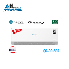 Điều hòa Casper 1 chiều Inverter 9000BTU QC-09IS36