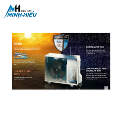 Điều hòa Panasonic inverter 1 chiều 9000BTU RU9CKH-8D