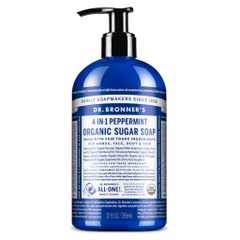 <CÓ SẴN>[Dr Bronner’s] Xà Phòng hữu cơ 4 in 1 Dr Bronner's Sugar Soap 355mL