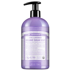 CÓ SẴN [Dr Bronner’s] Xà Bông Hữu Cơ 4 in 1 Dr Bronner’s Sugar Soap 710mL