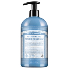 CÓ SẴN [Dr Bronner’s] Xà Bông Hữu Cơ 4 in 1 Dr Bronner’s Sugar Soap 710mL