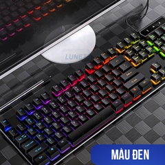 Bàn phím cơ gaming có dây có led RGB hotswap redswitch 100 phím K3 LUNETA KB09