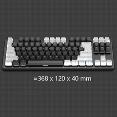 Bàn phím cơ gaming có dây có led custom blueswitch TKL K550 LUNETA KB10