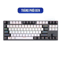 Bàn phím cơ gaming có dây có led custom blueswitch TKL K550 LUNETA KB10
