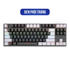 Bàn phím cơ gaming có dây có led custom blueswitch TKL K550 LUNETA KB10