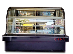 Tủ Trưng Bánh 3 Tầng 1,5m Kính Cong - Shinkai