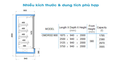 Tủ Trưng Bày Thức Uống OPO OMDRSD