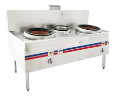 Bếp Á 2 Họng Đốt Có Quạt + Bầu Nước