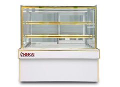 Tủ Bánh Kem 3 Tầng Kính Vuông 1m2