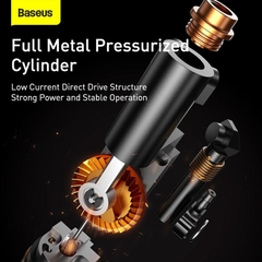 Máy bơm lốp xe hơi Baseus Air Pump PRO (Pin sạc 2000mAh, theo dõi áp suất, 5-150 psi)