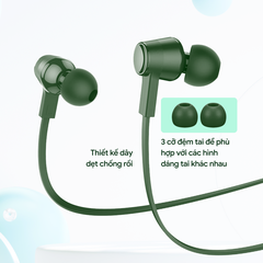 Tai Nghe Nhét Tai Dây Dẹt Giảm Tiếng Ồn Âm Bass Jack Cắm 3,5 Mm Hình Chữ L, Điện Thoại Di Động, Máy Tính Bảng, Laptop