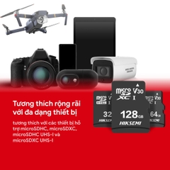 Thẻ nhớ MicroSDHC / MicroSDXC HIKSEMI Chính Hãng 32GB 64GB 128GB Tốc Độ Cao, Dùng Cho Camera, Điện Thoại, Thiết Bị Điện Tử