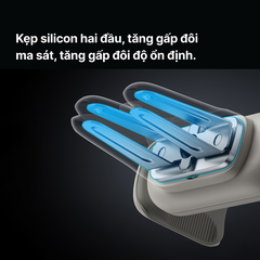 Kẹp điện thoại trên ô tô Nhỏ Gọn xoay 360 độ Baseus Steel Cannon 2 Air Outlet Car Mount