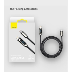 Baseus Display Fast Charging Data Cable Type-C to IP 20W