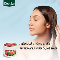 Mặt nạ kem ủ dưỡng tóc DeBa bảo vệ với chiết xuất vỏ quả lựu