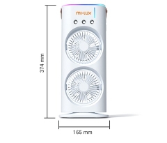Quạt tích điện phun sương Mi-Lux A3 Plus