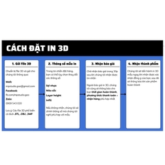 Dịch vụ in 3D Theo Yêu Cầu FDM - RESIN