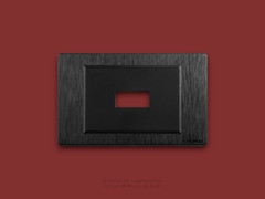 Mặt nạ Át MCCB Nhựa Xước ĐEN