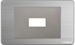 Mặt nạ Át MCCB Inox Xước XÁM
