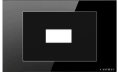 Mặt nạ át Cóc MCCB Kính cường lực ĐEN