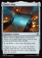 Magic: The Gathering - The Hobbit - Thrór's Map (179)