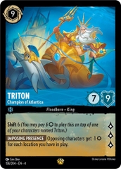 Disney Lorcana ~Ursula's Return~ Triton - Champion of Atlantica (158/204)
