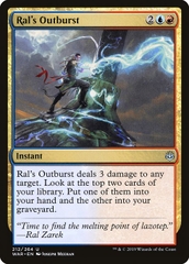 Magic: The Gathering - War of the Spark - Ral's Outburst (212)
