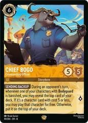 Disney Lorcana ~Reign of Jafar~ Chief Bogo- Commanding Officer (18/204)