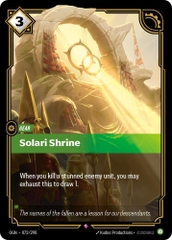 Riftbound TCG - Origins - Solari Shrine (072/298) Foil