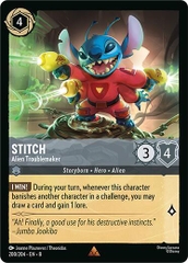 Disney Lorcana ~Reign of Jafar~ Stitch - Alien Troublemaker (200/204)