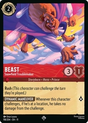 Disney Lorcana ~Winterspell~ Beast - Snowfield Troublemaker (118/204)